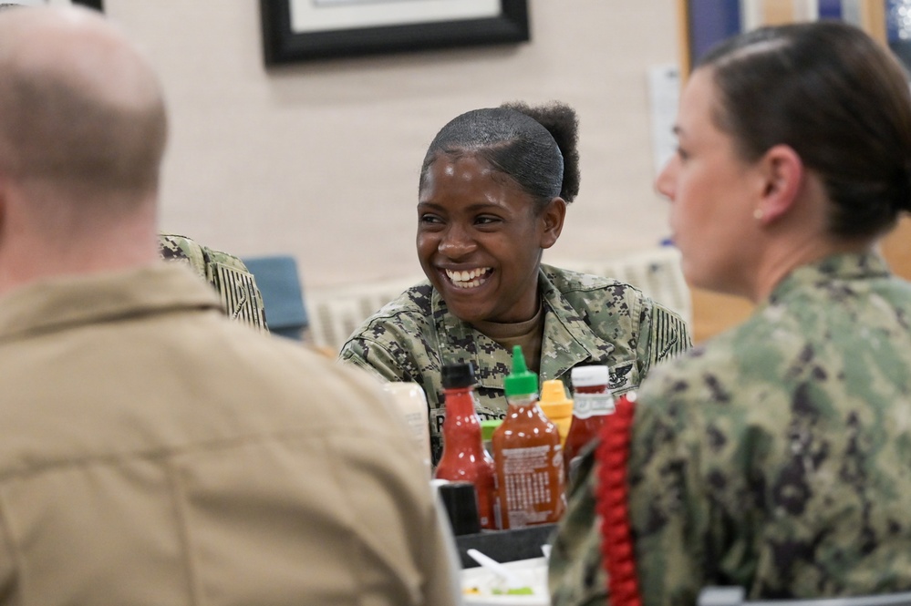 MCPON John Perryman visits Naval Station Newport, Rhode Island