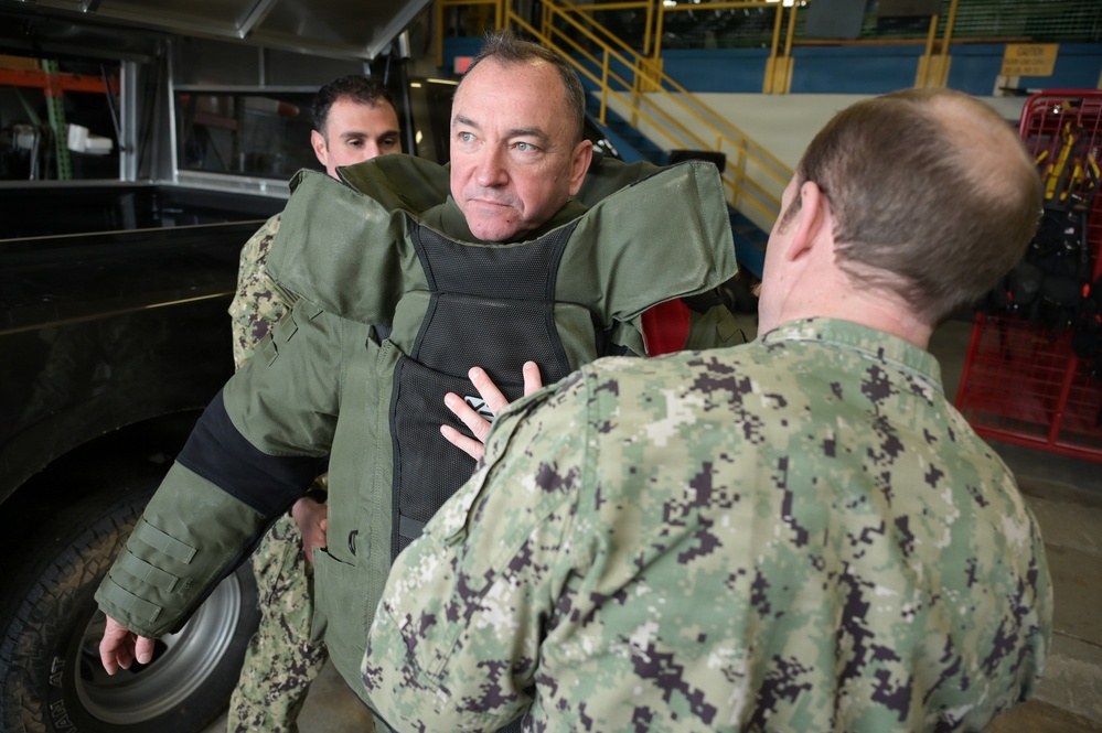 MCPON John Perryman visits Naval Station Newport, Rhode Island
