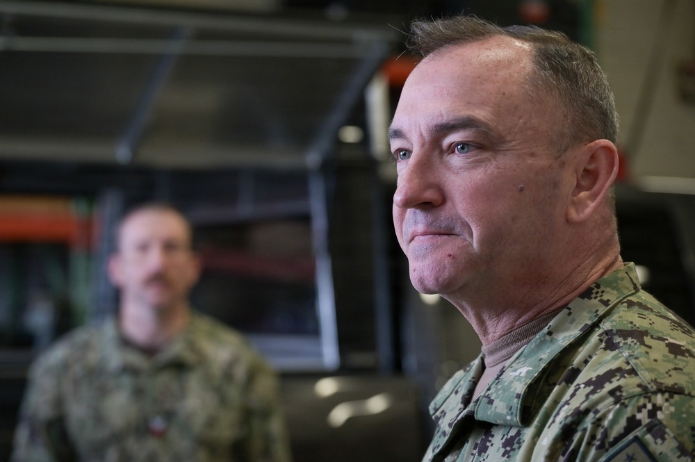 MCPON John Perryman visits Naval Station Newport, Rhode Island