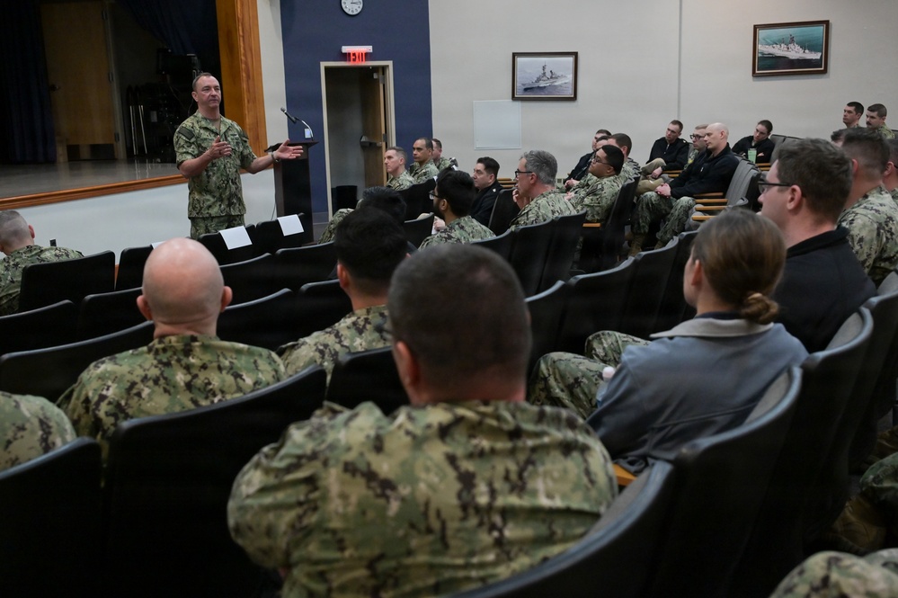 MCPON John Perryman visits Naval Station Newport, Rhode Island