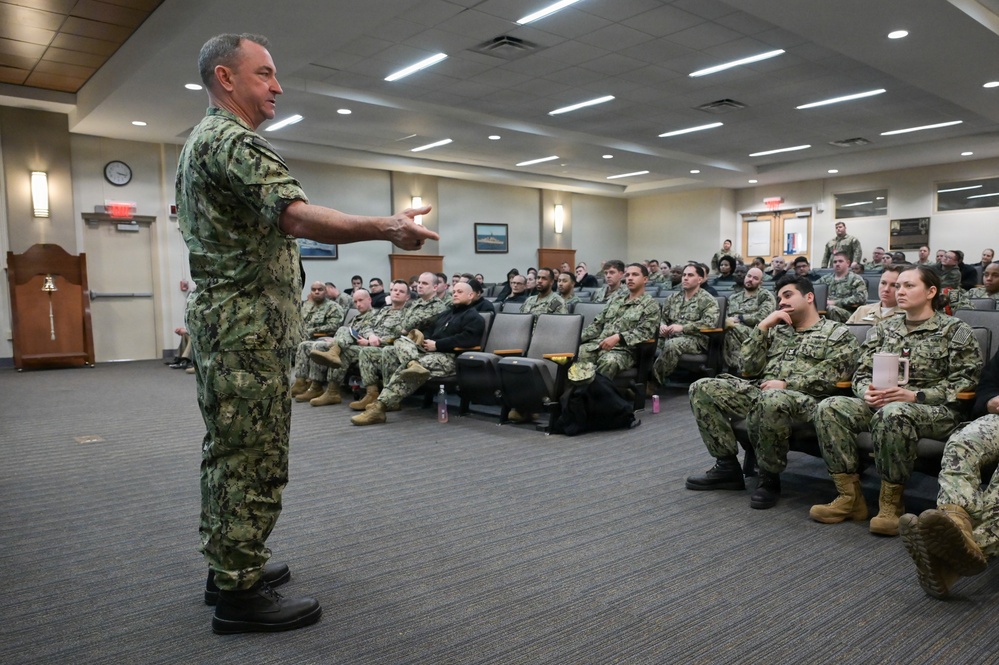 MCPON John Perryman visits Naval Station Newport, Rhode Island