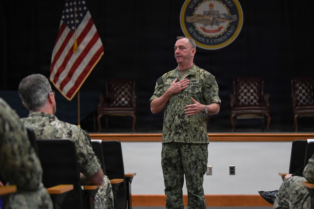 MCPON John Perryman visits Naval Station Newport, Rhode Island
