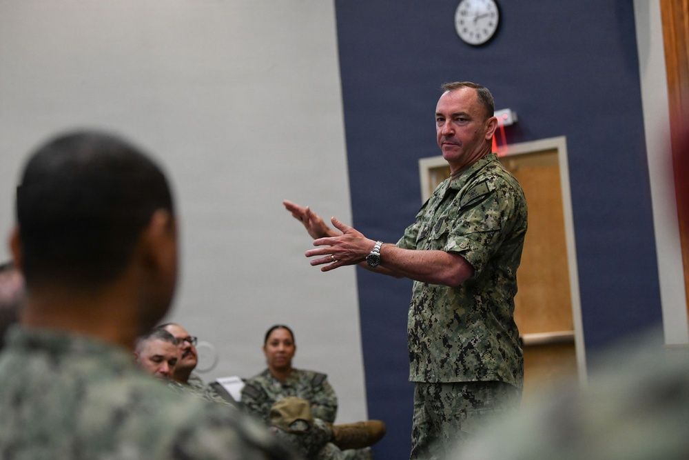 MCPON John Perryman visits Naval Station Newport, Rhode Island