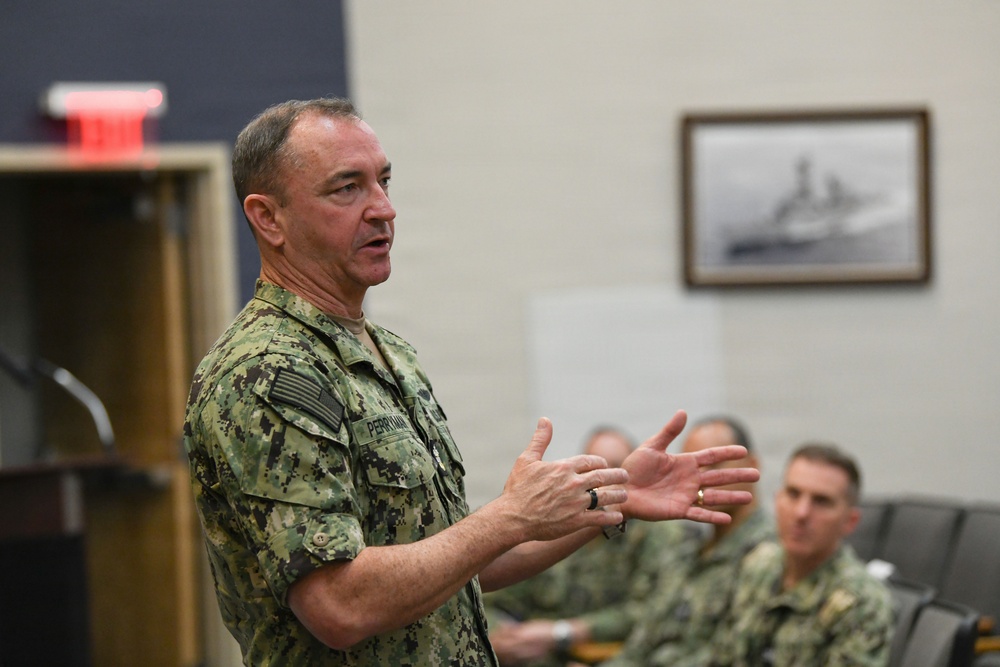 MCPON John Perryman visits Naval Station Newport, Rhode Island
