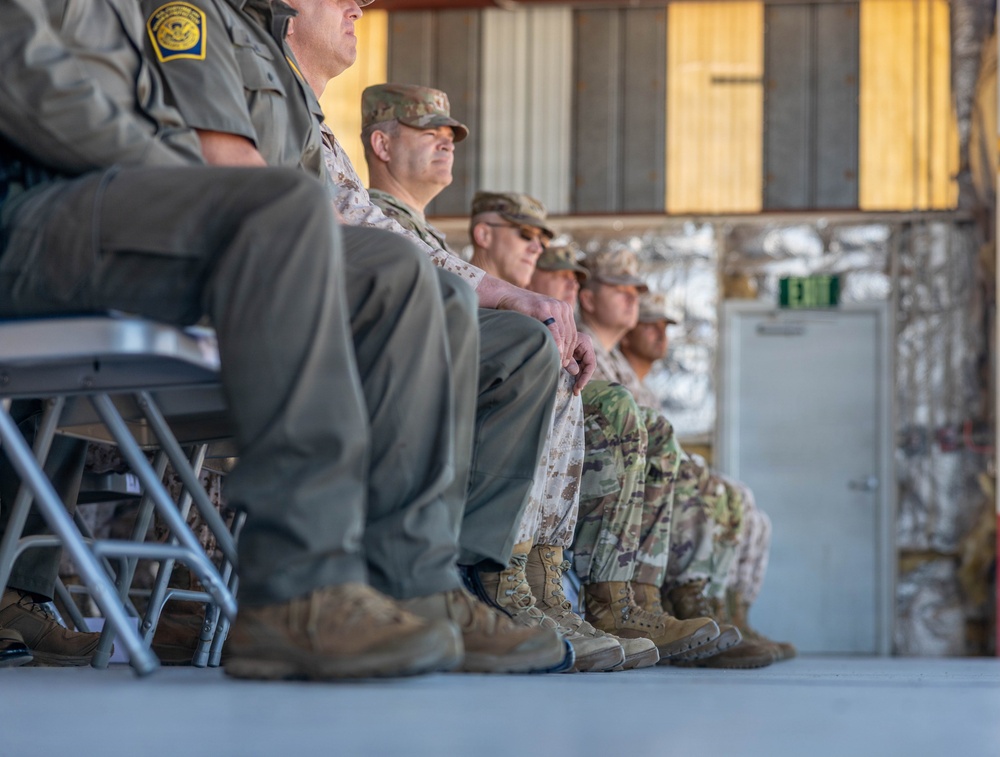 JTF-SB Marines and Sailors Conduct Transfer of Authority