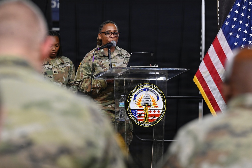 D.C. Army National Guard Recruiting and Retention Battalion Change of Responsibility
