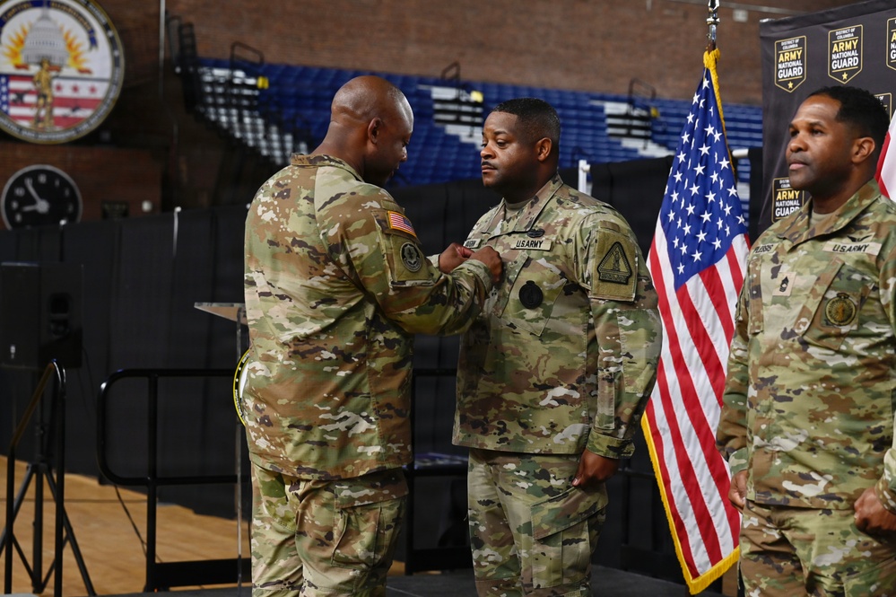 D.C. Army National Guard Recruiting and Retention Battalion Change of Responsibility