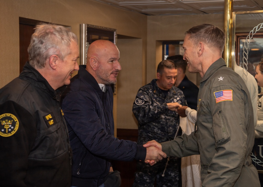 Chilean Delegation Visits USS Nimitz