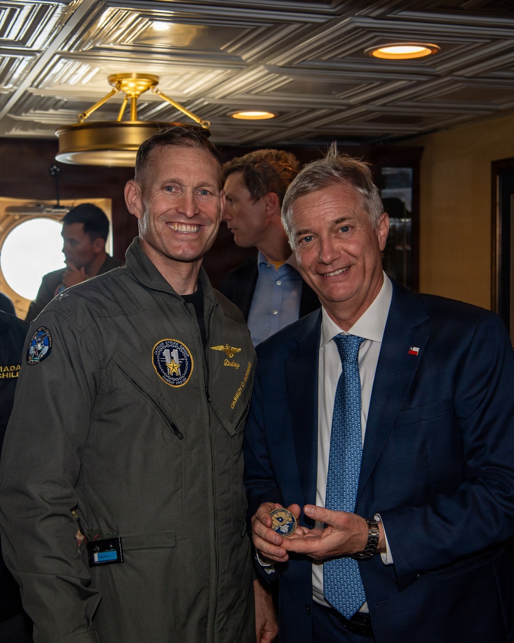 Chilean Delegation Visits USS Nimitz