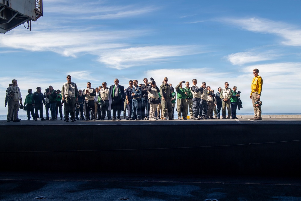 Chilean Delegation Visits USS Nimitz