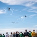 Chilean Distinguished Visitors Observe an Air Power Demonstration on the USS Nimitz (CVN 68)