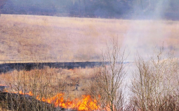 Spring prescribed burns renew training lands, ecosystems at Fort McCoy