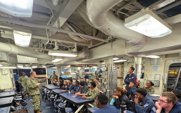CMDCM Colosimo onboard USS Wayne E. Meyer