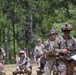 Leaders from the 3rd Mobile Brigade, 101st Airborne Division (Air Assault), coordinate and refine plans during a Combined Arms Rehearsal.