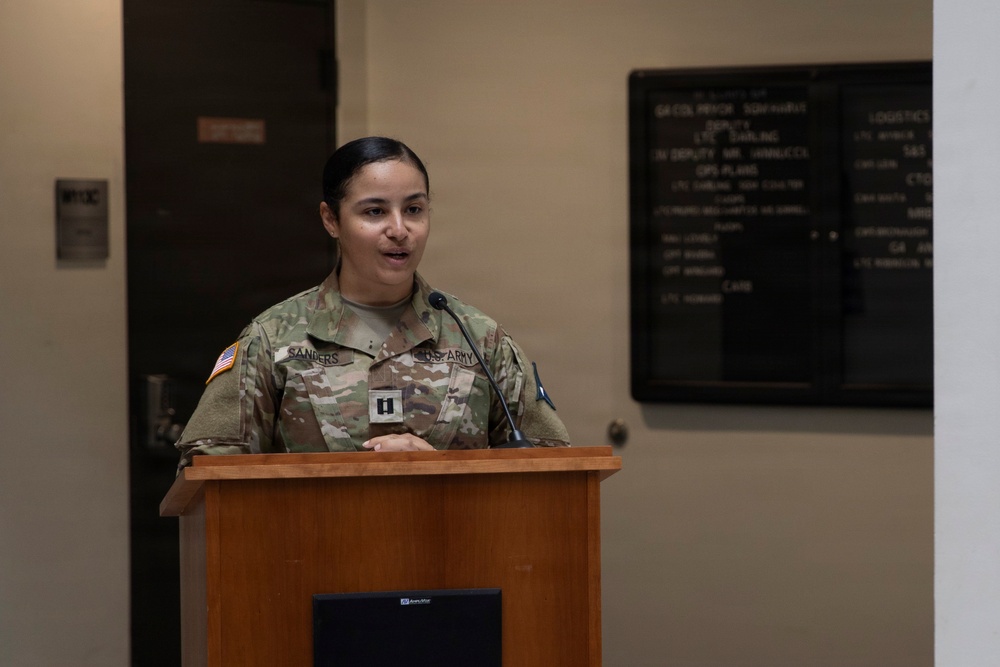 Signal Intelligence and Sustainment Company Change of Command