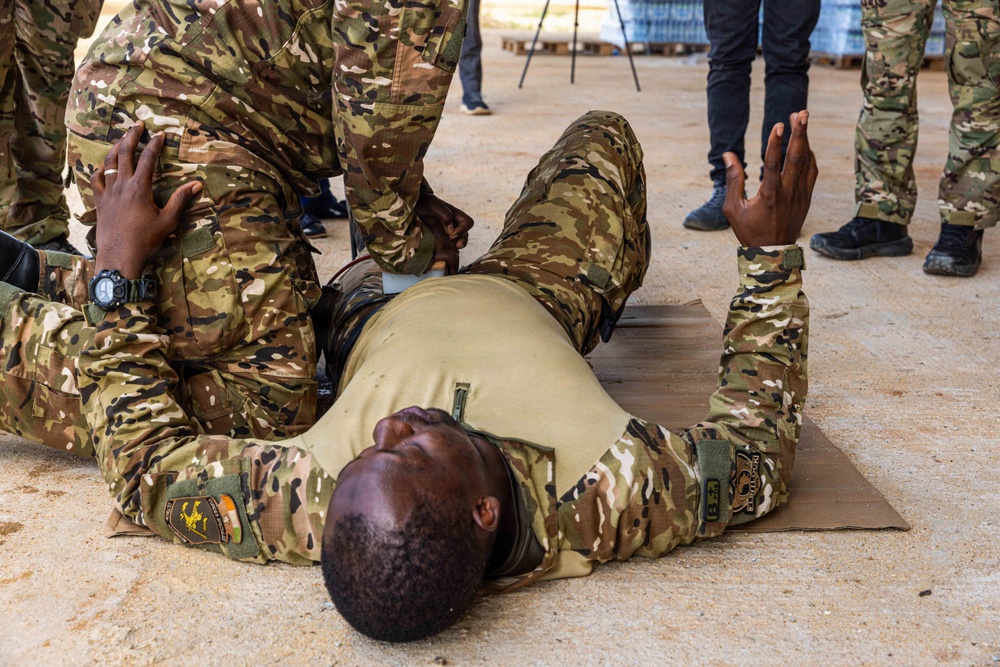 U.S., Ivorian Forces conduct Tactical Combat Casualty Care training