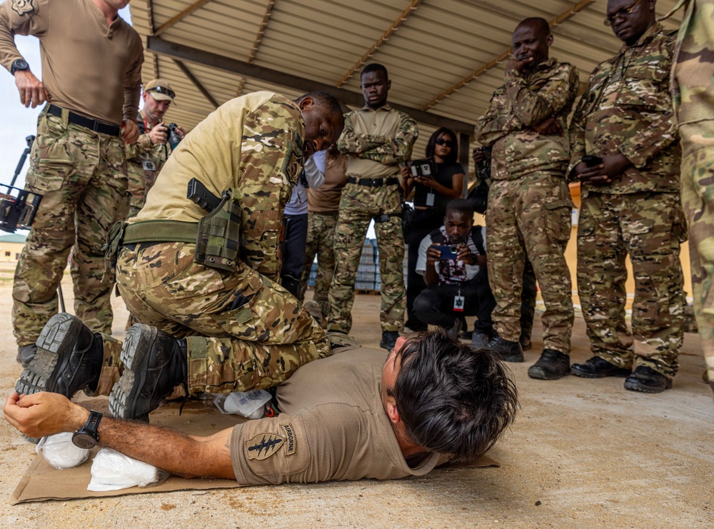 U.S., Ivorian Forces conduct Tactical Combat Casualty Care training