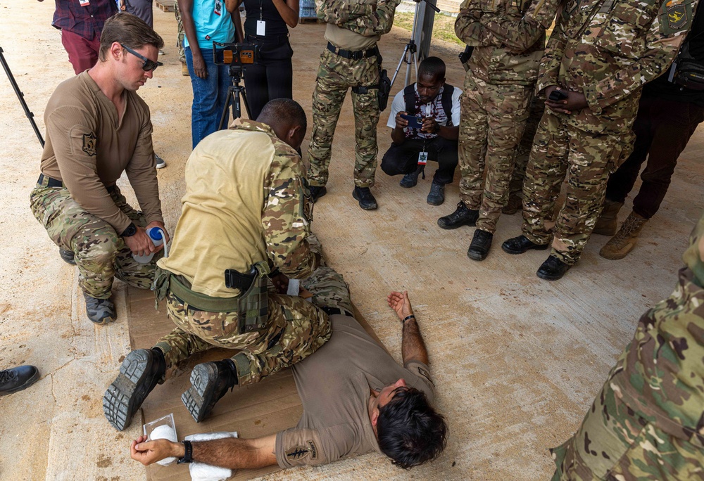 U.S., Ivorian Forces conduct Tactical Combat Casualty Care training