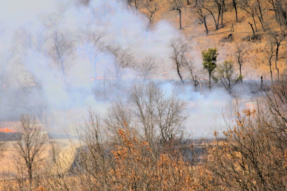 Spring prescribed burns renew training lands, ecosystems at Fort McCoy
