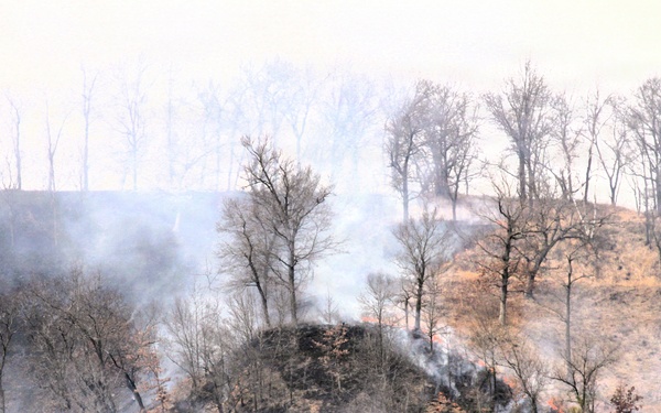 Spring prescribed burns renew training lands, ecosystems at Fort McCoy