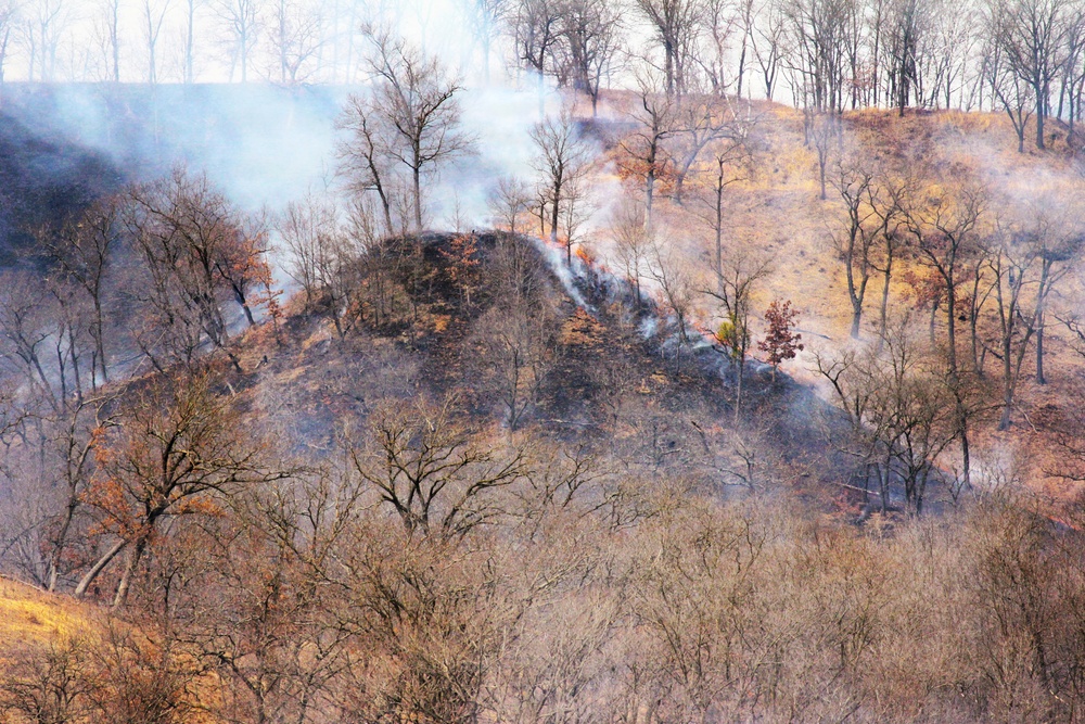 Spring prescribed burns renew training lands, ecosystems at Fort McCoy