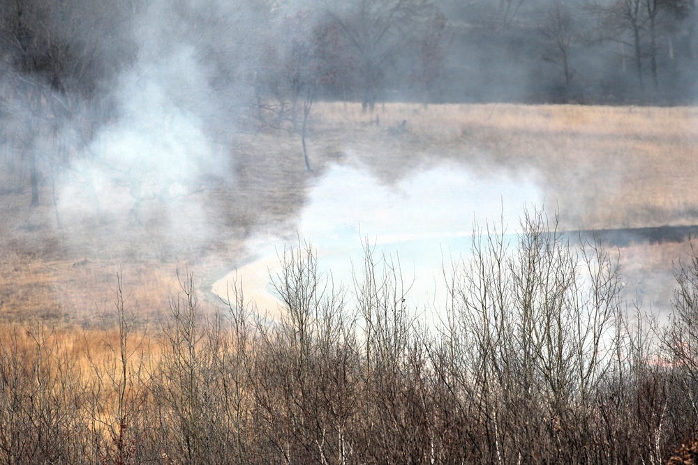 Spring prescribed burns renew training lands, ecosystems at Fort McCoy