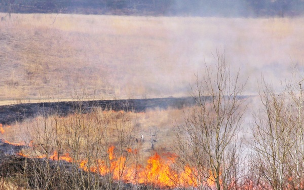 Spring prescribed burns renew training lands, ecosystems at Fort McCoy