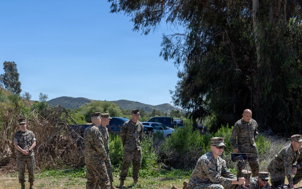 I MEF leaders observe SADOC students fly Neros Archer FPV drone