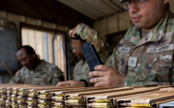 451st Expeditionary Sustainment Command Soldiers Complete M4 Range