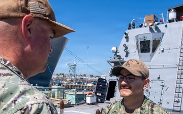 SWOBOSS Visits USS Forth Worth, USS Lenah Sutcliffe Higbee (DDG 123), USS John P. Murtha