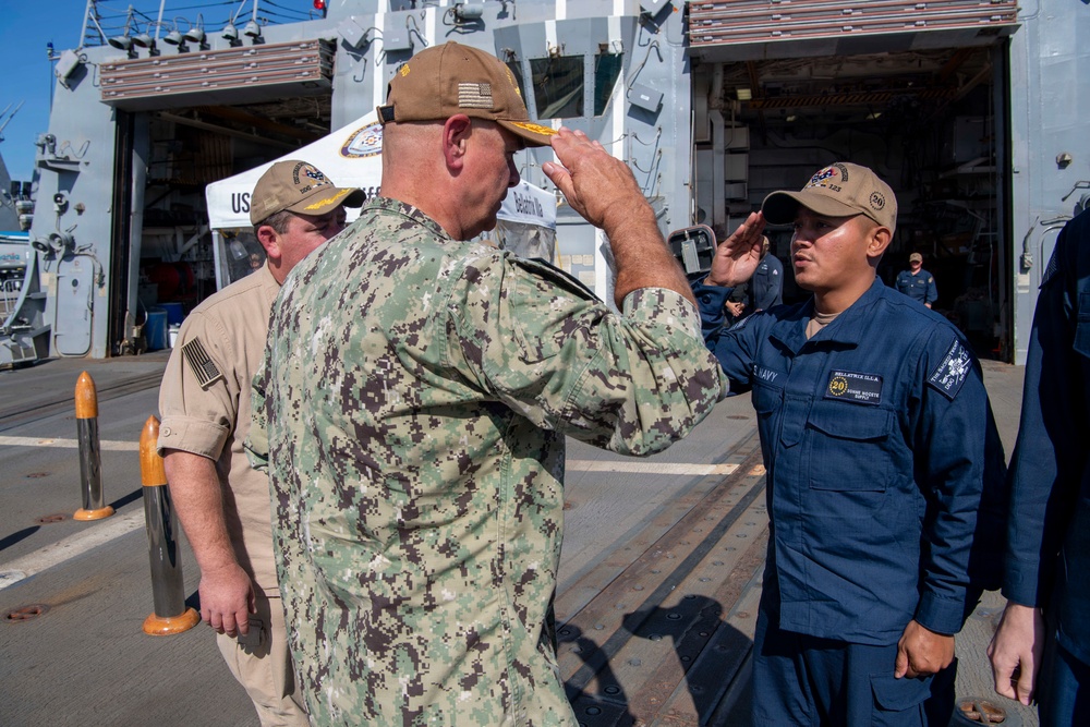 SWOBOSS Visits USS Forth Worth, USS Lenah Sutcliffe Higbee (DDG 123), USS John P. Murtha