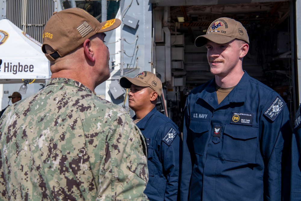 SWOBOSS Visits USS Forth Worth, USS Lenah Sutcliffe Higbee (DDG 123), USS John P. Murtha