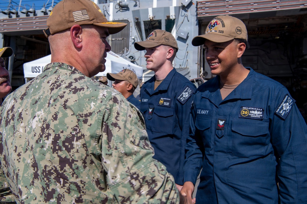 SWOBOSS Visits USS Forth Worth, USS Lenah Sutcliffe Higbee (DDG 123), USS John P. Murtha