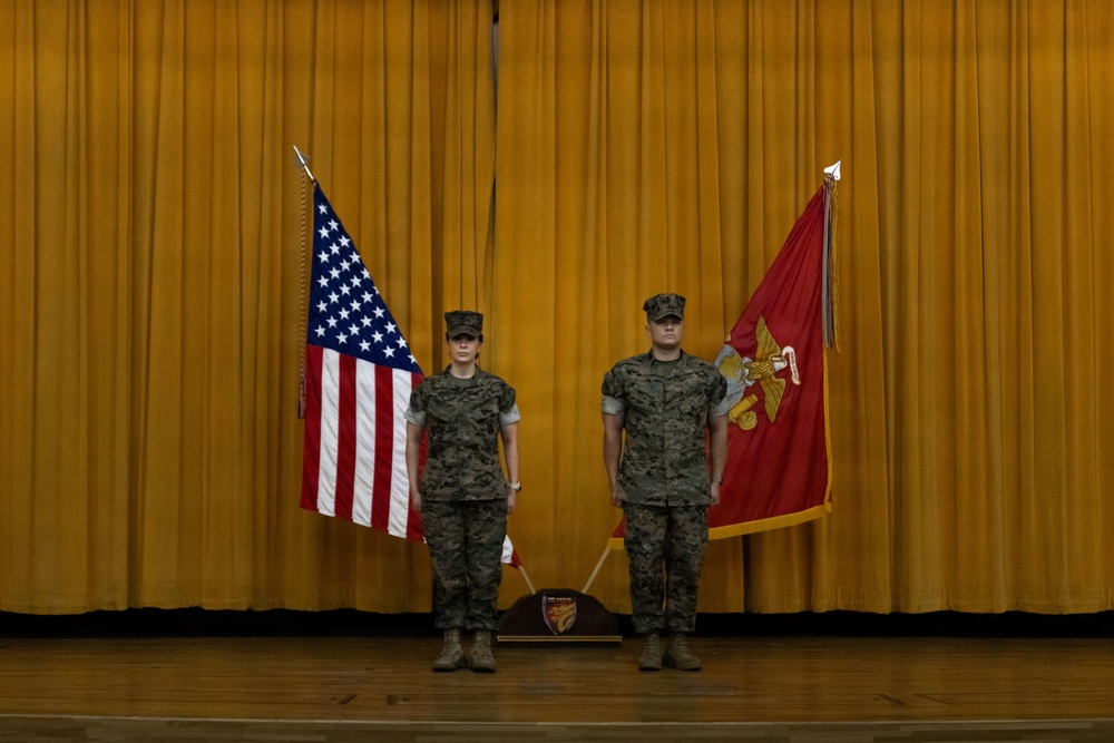 III MEF Headquarters Company Change of Command Ceremony