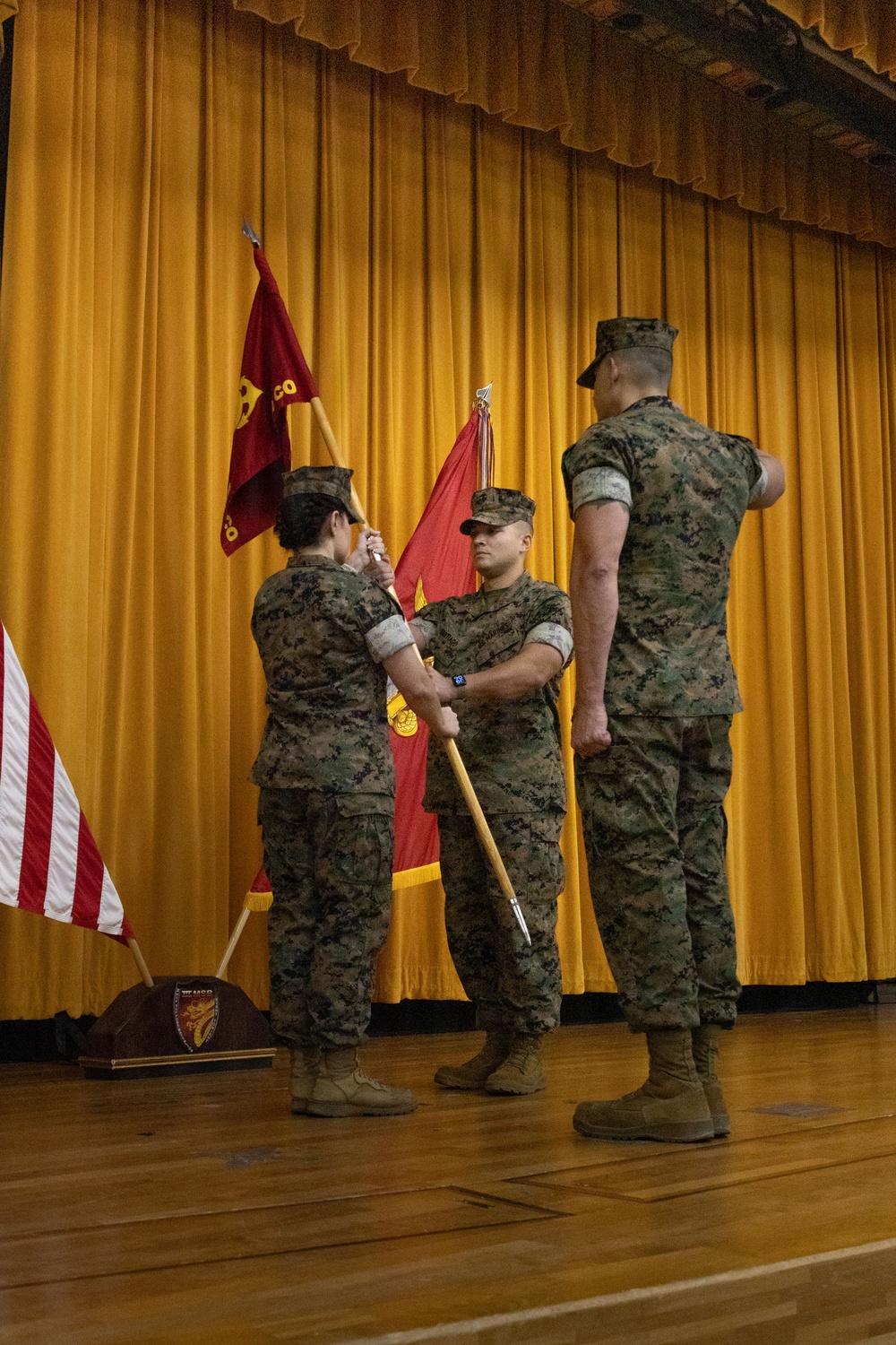 III MEF Headquarters Company Change of Command Ceremony