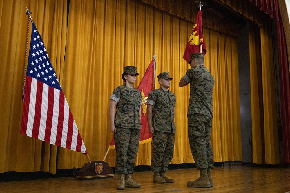 III MEF Headquarters Company Change of Command Ceremony