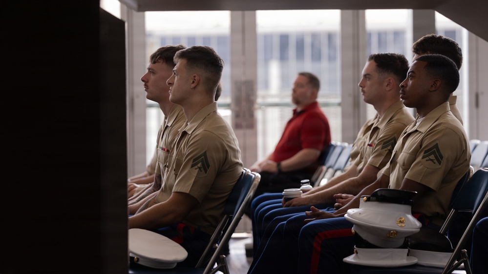 U.S. service members attend summit and stadium tour in Houston, Texas