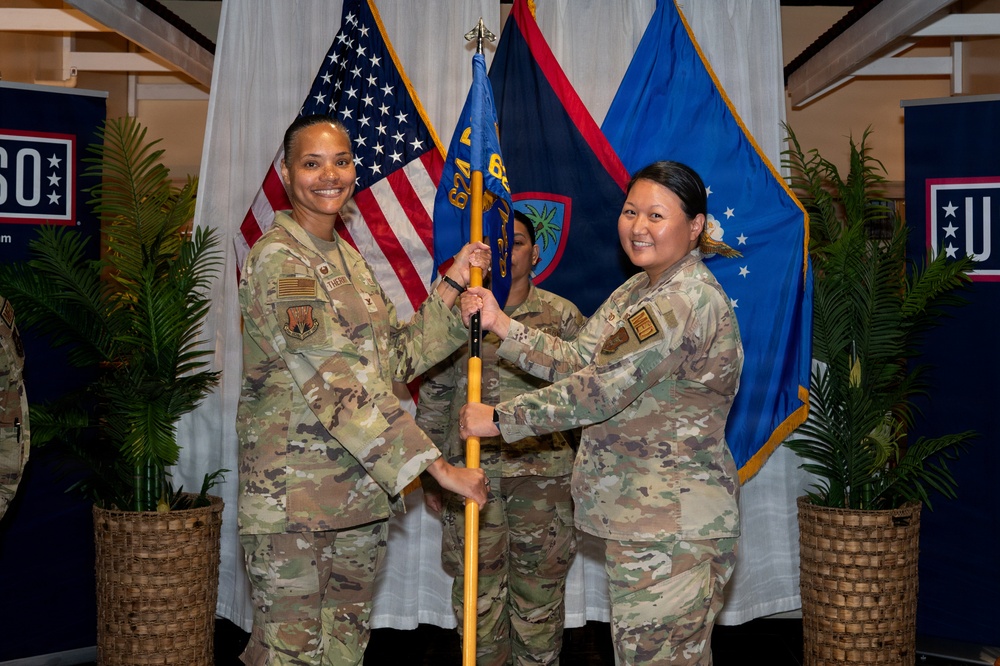 624th AMDF assumption of command ceremony