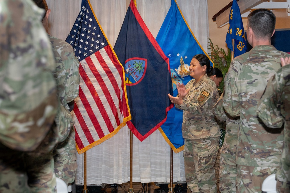 624th AMDF assumption of command ceremony