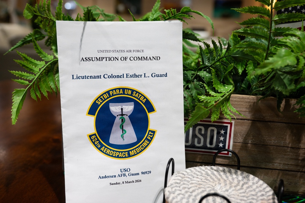 624th AMDF assumption of command ceremony