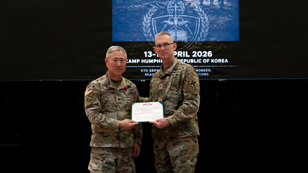 Eighth Army Command Chaplain (Col.) Sun Cheol Lee Retirement Ceremony