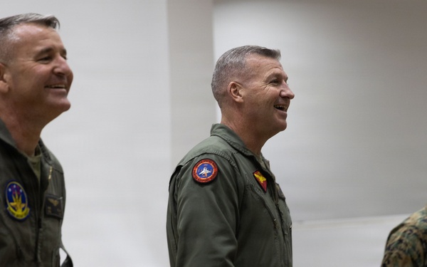 1st MAW leadership shows appreciation for VMFA-121 spouses