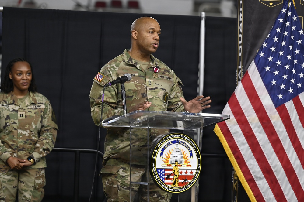D.C. Army National Guard Recruiting and Retention Battalion Change of Responsibility