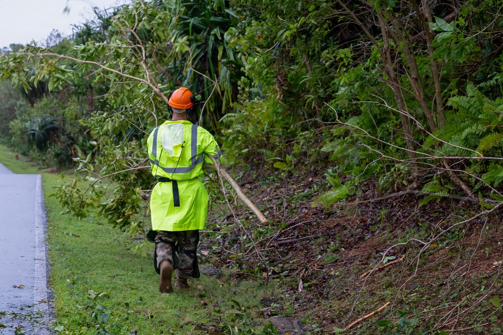 Andersen AFB Super Typhoon Sinlaku Recovery