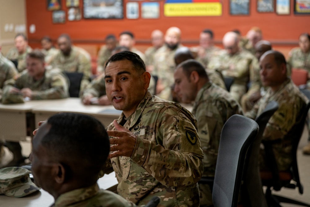 AMC Senior Enlisted Leader highlights Army Sustainment modernization efforts at Fort Bliss