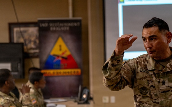 AMC Senior Enlisted Leader highlights Army Sustainment modernization efforts at Fort Bliss