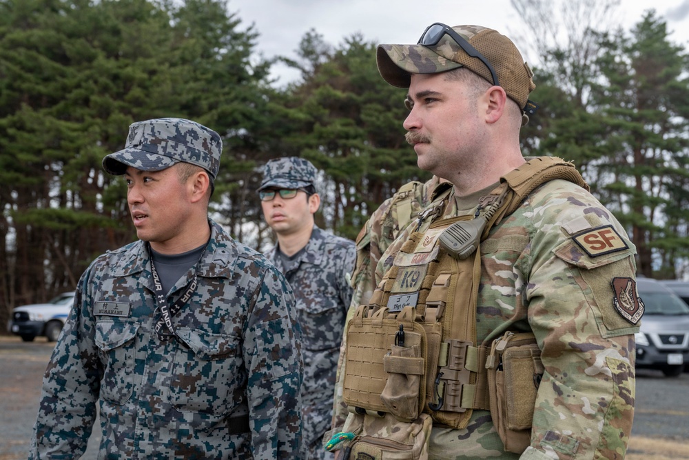 35th Security Forces Squadron conducts first joint bilateral K-9 exercise