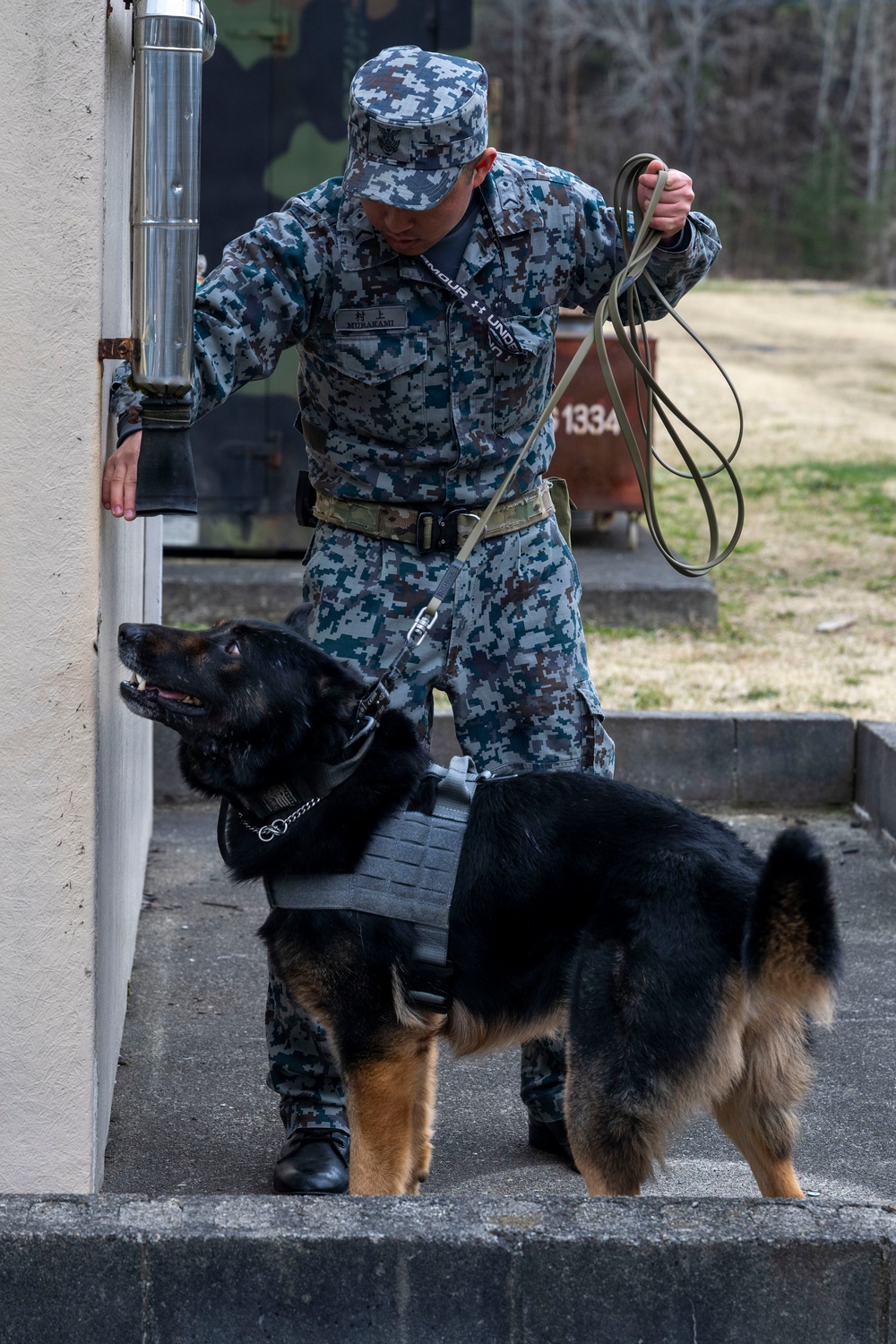 35th Security Forces Squadron conducts first joint bilateral K-9 exercise