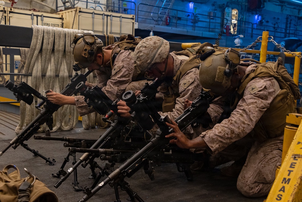 USS Portland Sailors and Marines Conduct Routine Operations