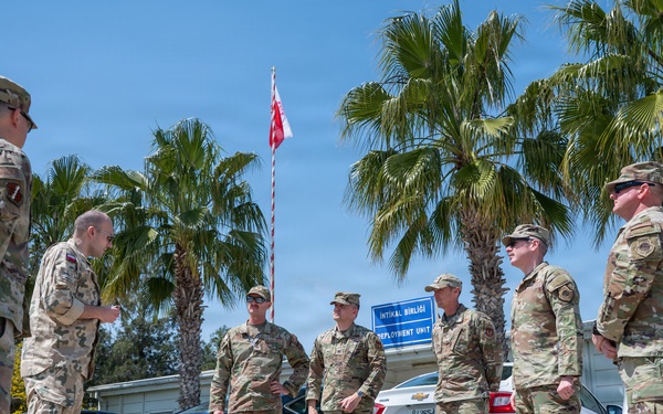 39th ABW Leadership visits Polish Military Contingent